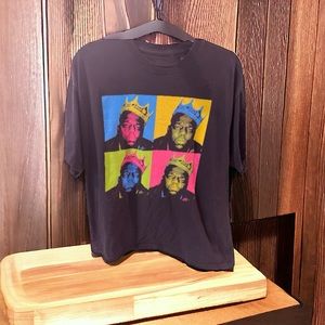 Notorious BIG Men's Large Black T- Shirt, Biggie Smalls